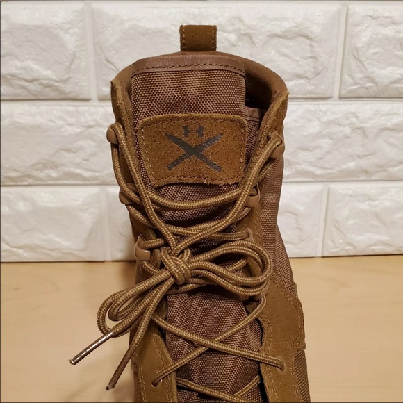 Under Armour Jungle Rat Coyote Tactical Boots Mens Size 14 Brown US Army - Picture 5 of 8